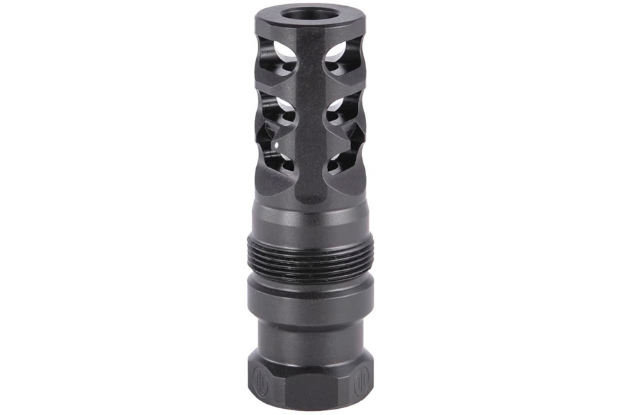 PRIMARY WEAPONS FRC Flat 3 Port 223 Caliber 1/2x28 Threaded Compensator