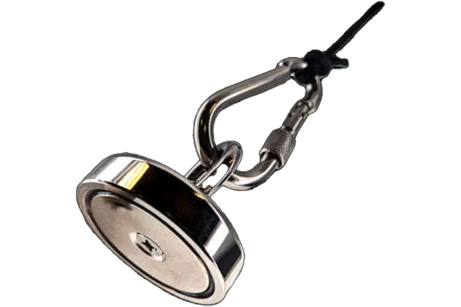 SONA ENTERPRISES 400 LB Pill Strength Magnet Fishing Kit with 60 Foot 500 LB Paracord and 304 Stainless Steel Snap Hook