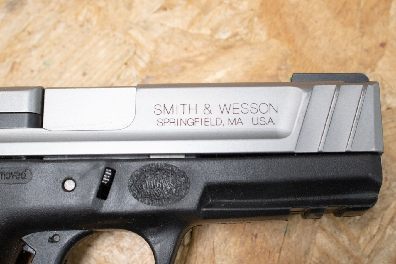 SMITH AND WESSON SD9VE 9mm Police Trade-In Pistol with Truglo Sights