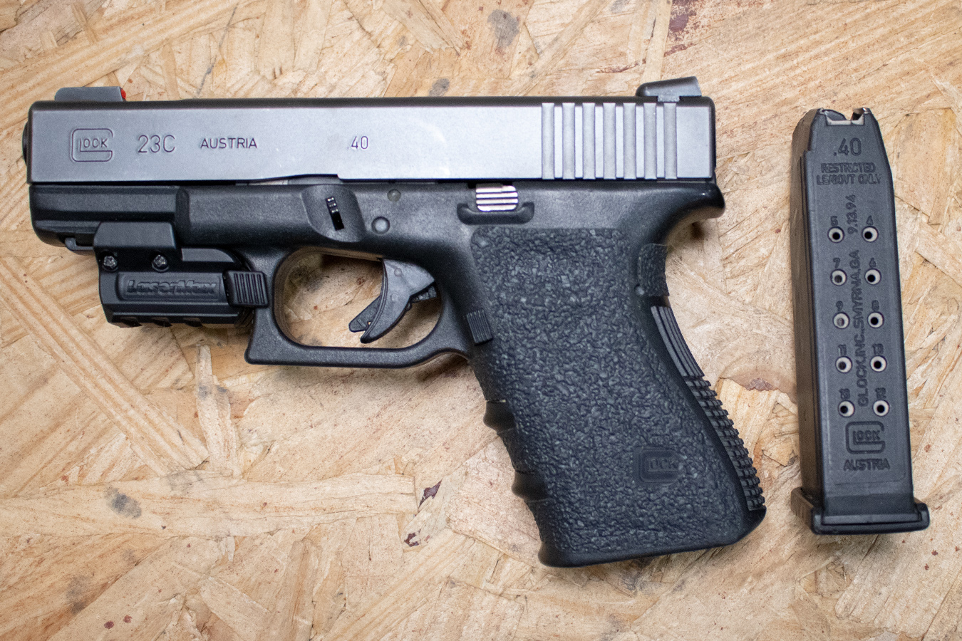 GLOCK 23C 40 S&W Police Trade-In Pistol with Laser