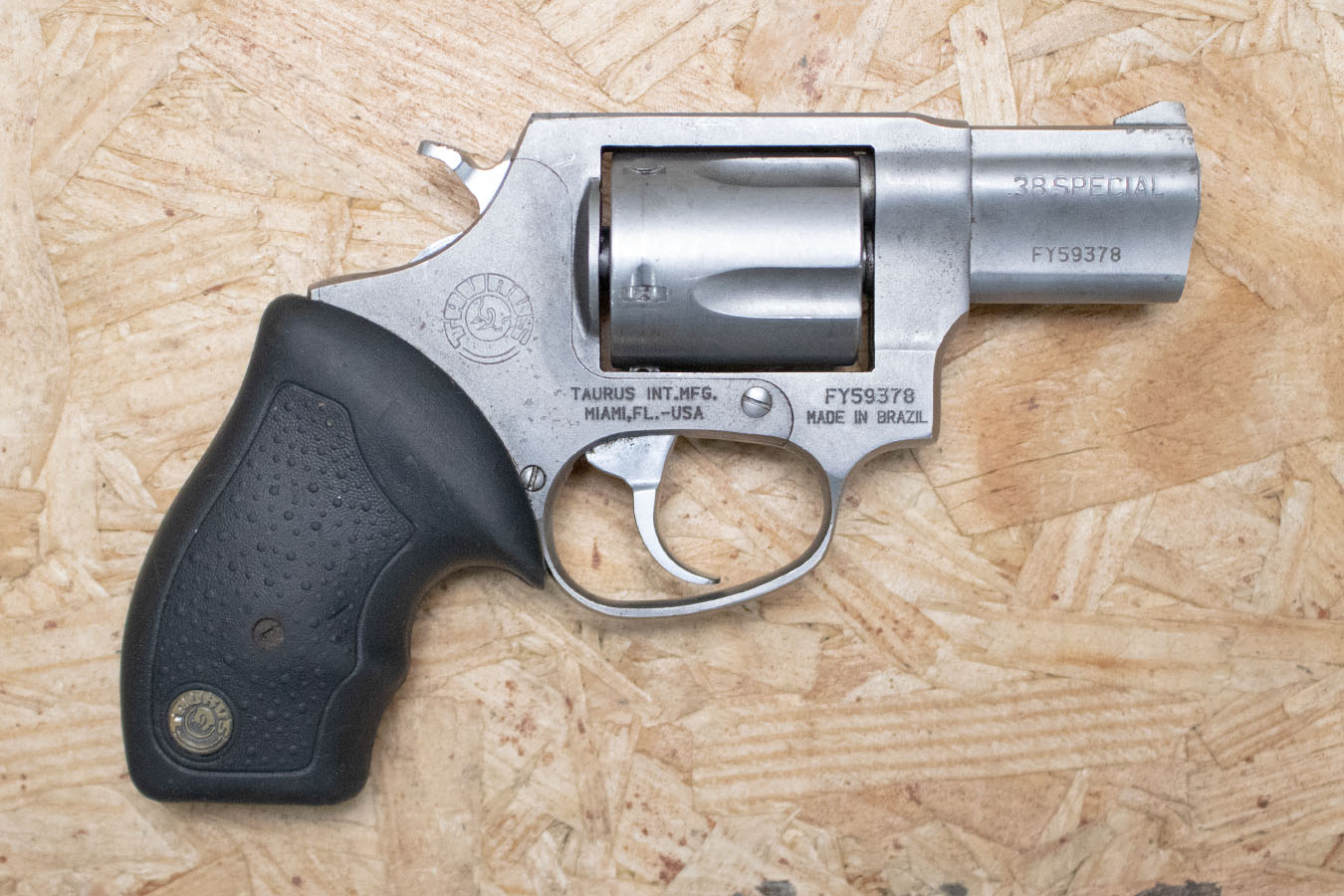 TAURUS 85 38 Special Police Trade-In Revolver with Stainless Finish