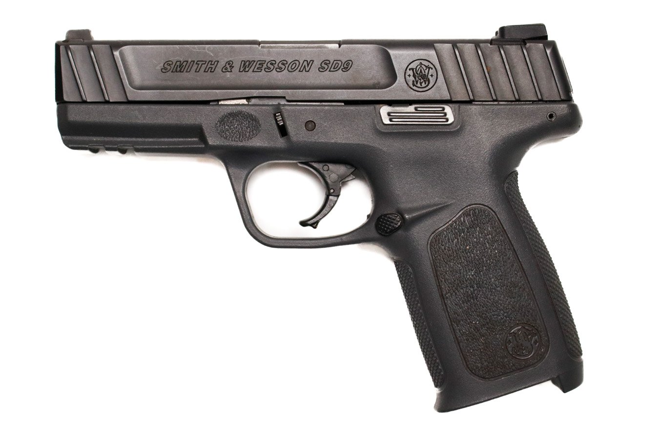 SMITH AND WESSON SD9 9mm Police Trade-In Pistol (Magazine Not Included)