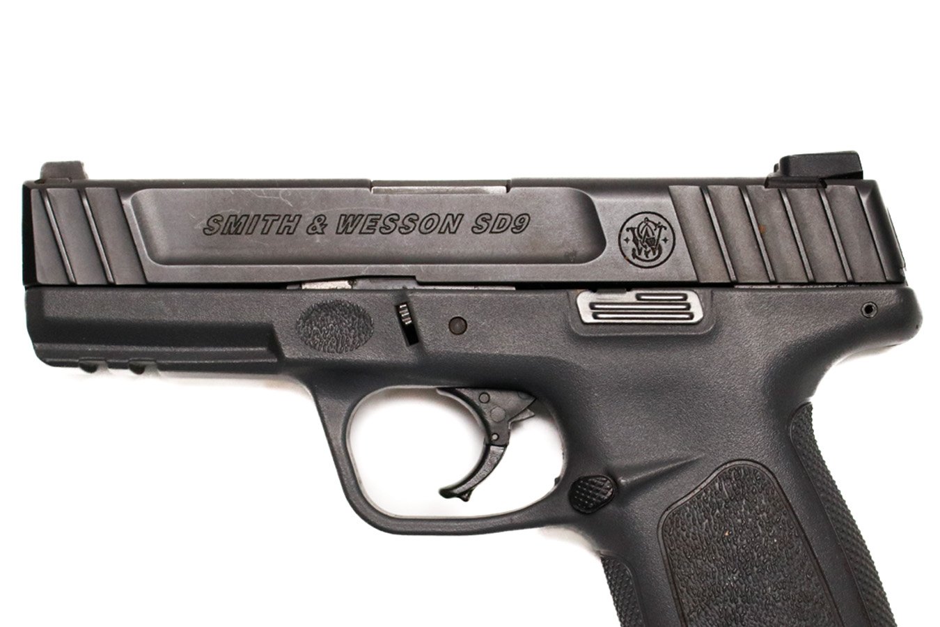 SMITH AND WESSON SD9 9mm Police Trade-In Pistol (Magazine Not Included)