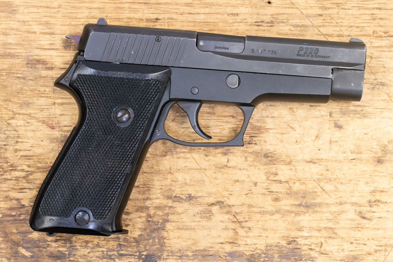 SIG SAUER P220 9mm 8-Round Used Trade-in Pistol Made in W. Germany