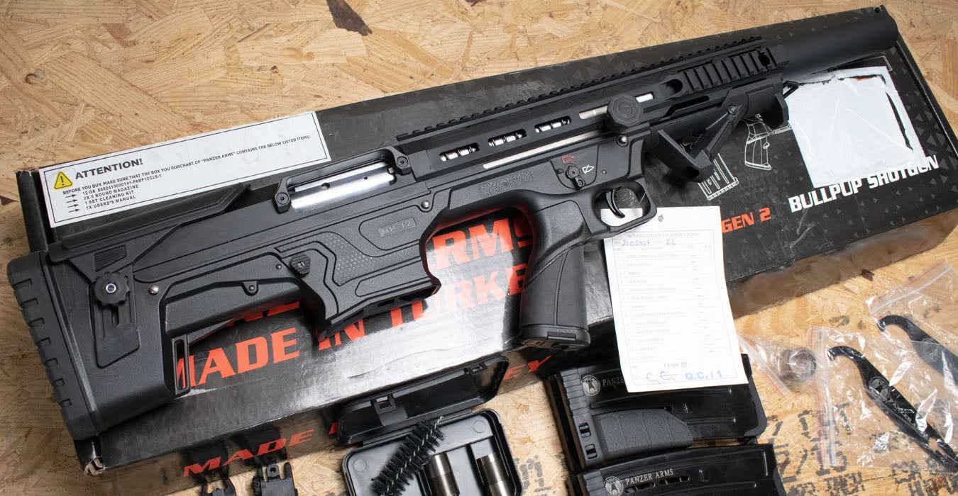 PANZER ARMS BP-12 G2 Bullpup 12 Gauge Used Trade-In Shotgun with Box, Accessories
