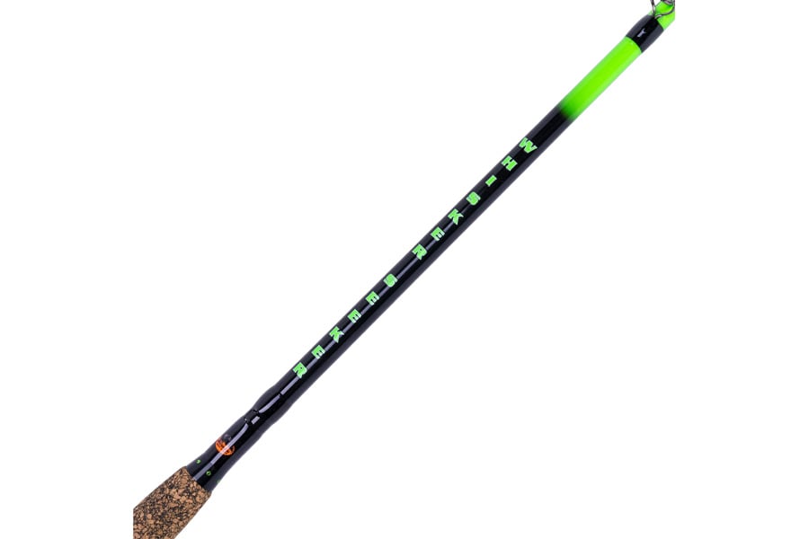 Whisker Seeker GFX2  7 Foot 6 Inch Medium Heavy Casting Catfish Rod Green