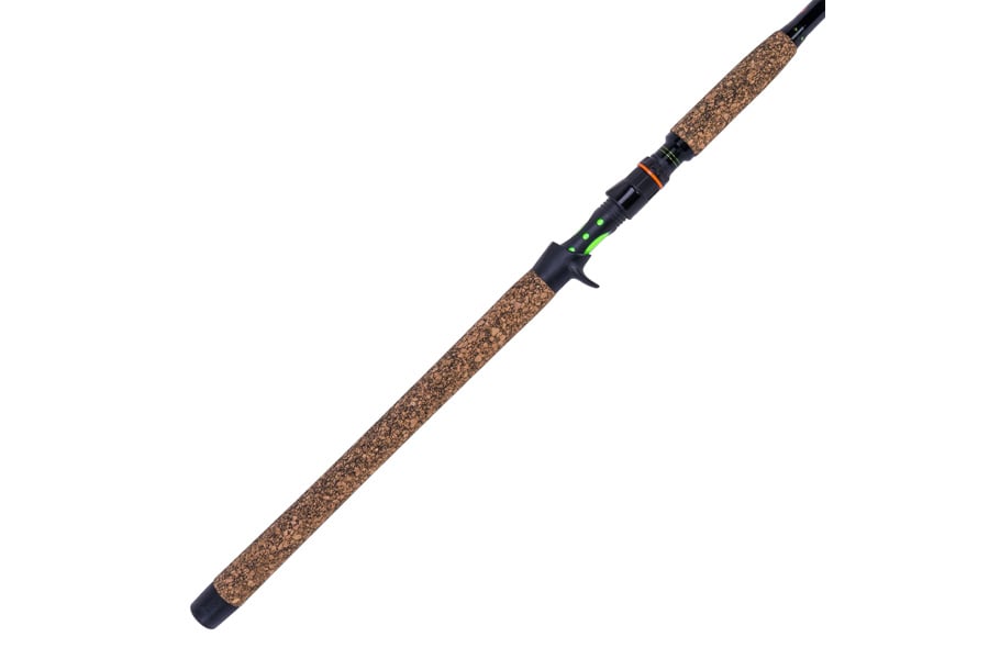 Whisker Seeker GFX2  7 Foot 6 Inch Medium Heavy Casting Catfish Rod Green