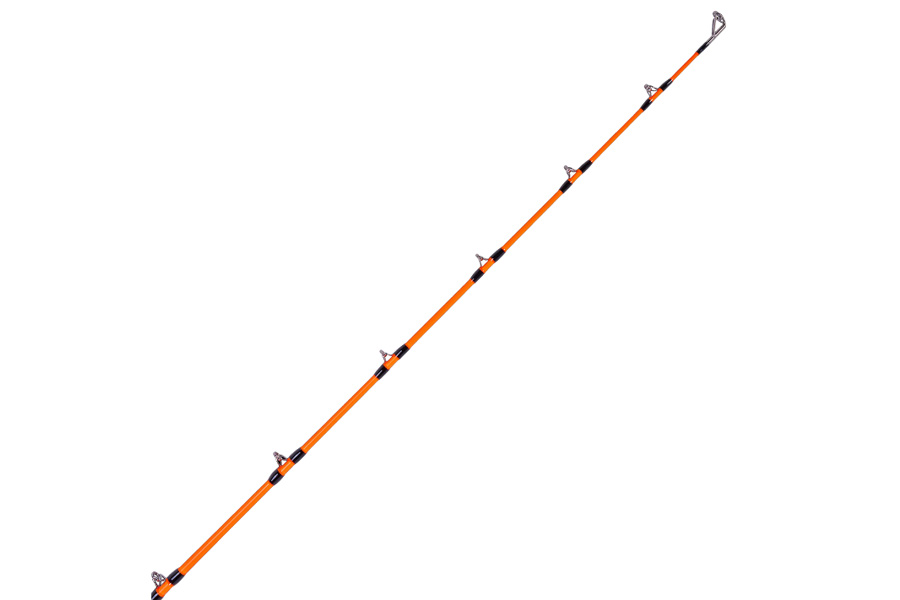 Whisker Seeker GFX V2 Orange 7 Foot 6 Inch 2 Piece Medium Heavy Casting Rod 