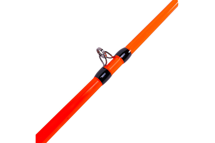 Whisker Seeker GFX V2 Orange 7 Foot 6 Inch 2 Piece Medium Heavy Casting Rod 