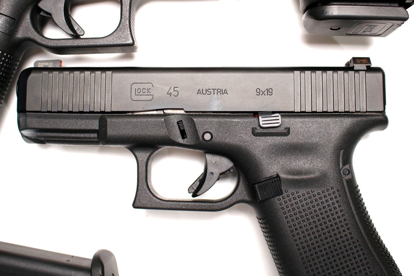 GLOCK 45 9mm Police Trade-In Pistols with Night Sights