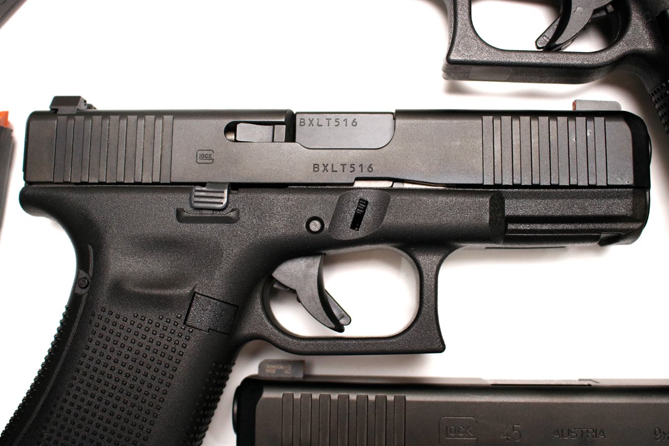 GLOCK 45 9mm Police Trade-In Pistols with Night Sights