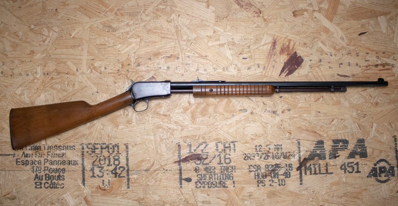 ROSSI Gallery 22/S/L/LR Police Trade-In Pump-Action Rifle with Wood Stock