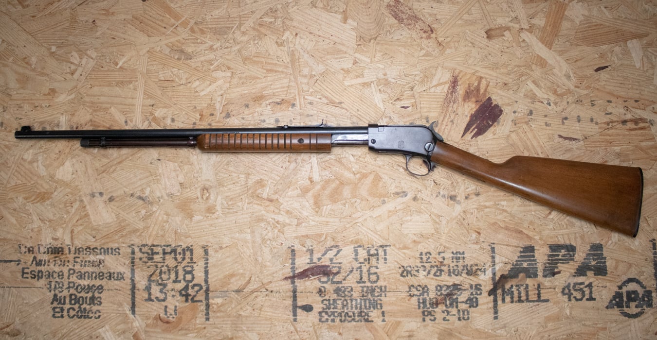 ROSSI Gallery 22/S/L/LR Police Trade-In Pump-Action Rifle with Wood Stock