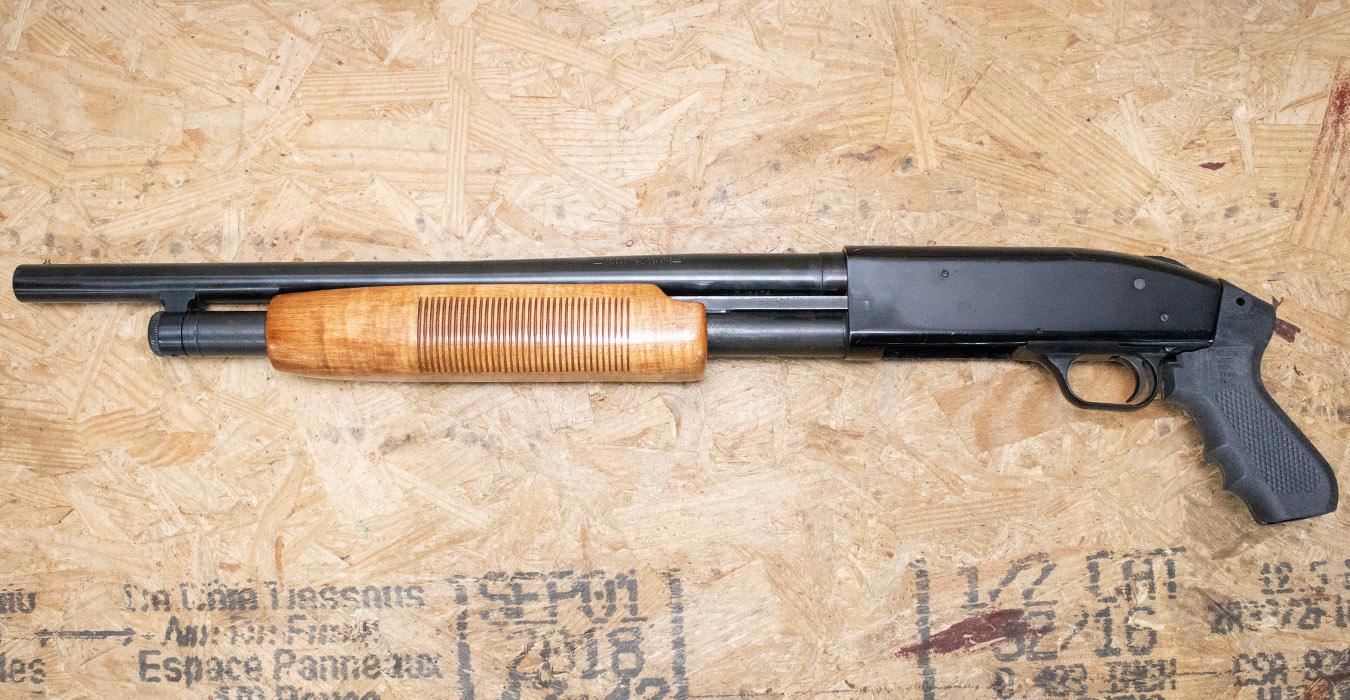 MOSSBERG 500AT 12-Gauge Police Trade-In Shotgun with Pistol Grip