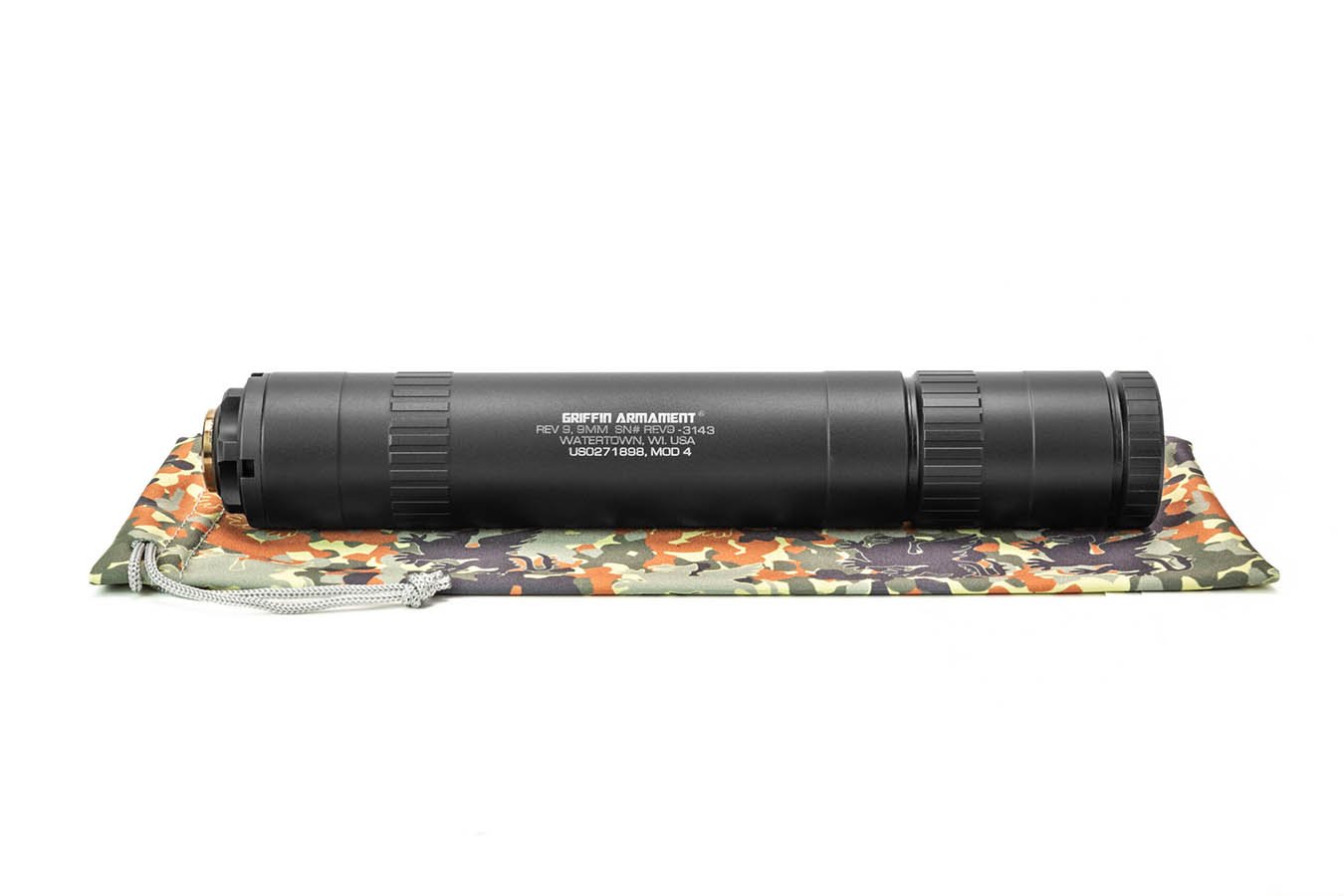 Griffin Armament Revolution 9 Mod 4 9mm Suppressor