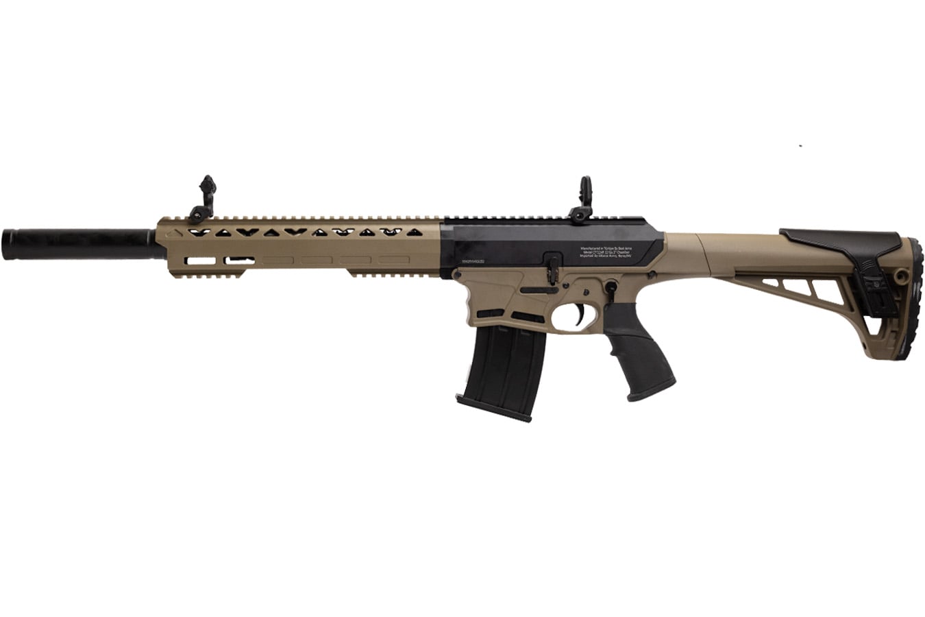 GFORCE ARMS GF-12AR Semi-Automatic 12 Gauge Shotgun with FDE Cerakote Finish