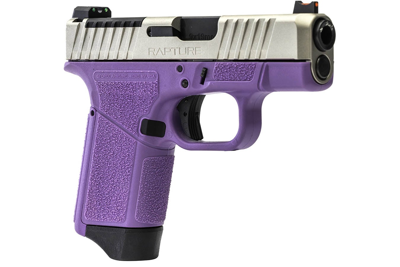 GFORCE ARMS GF9 Rapture 9mm Semi-Auto Optic Ready Pistol with Nickel Slide