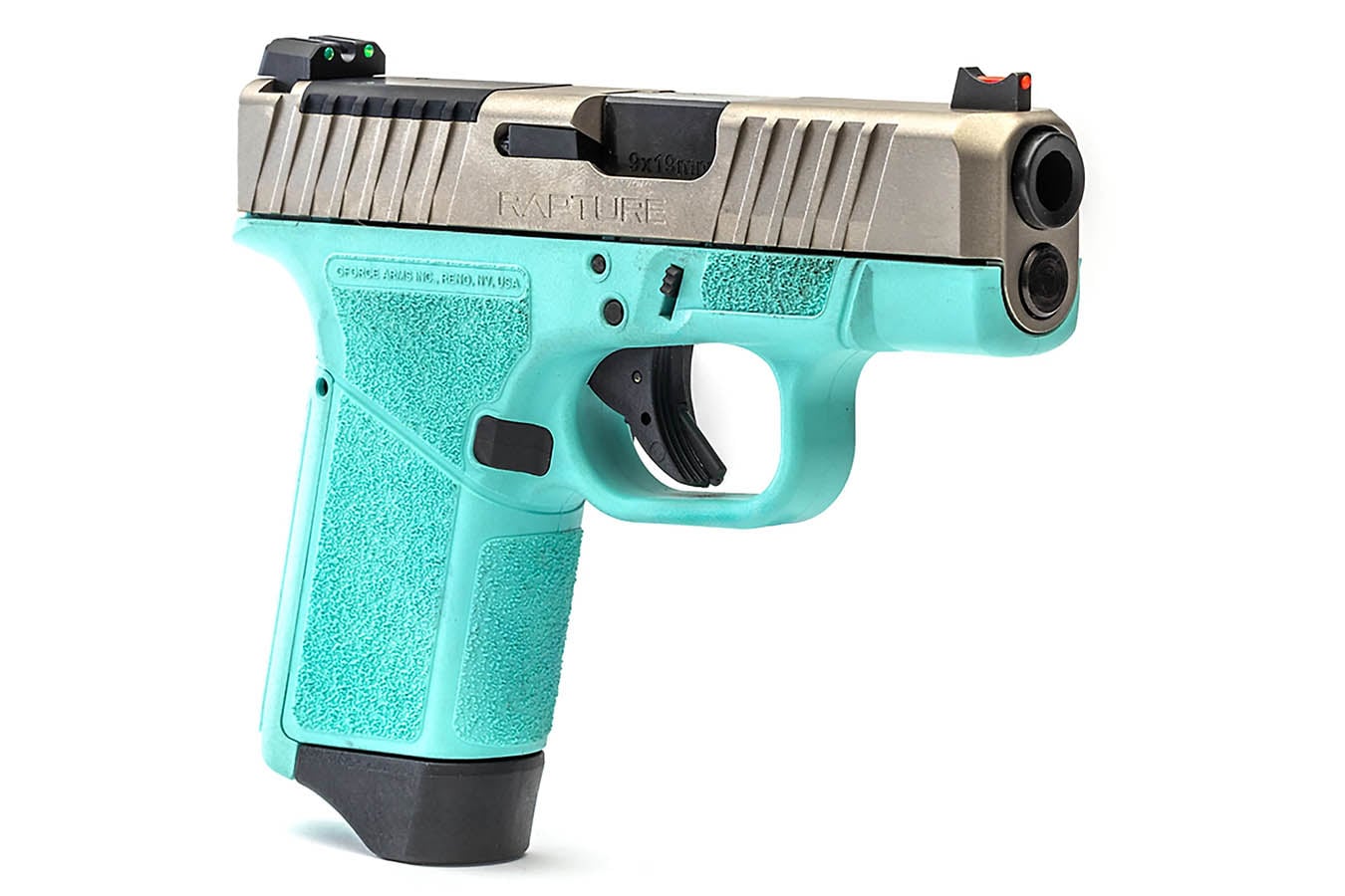 GFORCE ARMS GF9 Rapture 9mm Semi-Auto Optic Ready Pistol with Nickel Slide