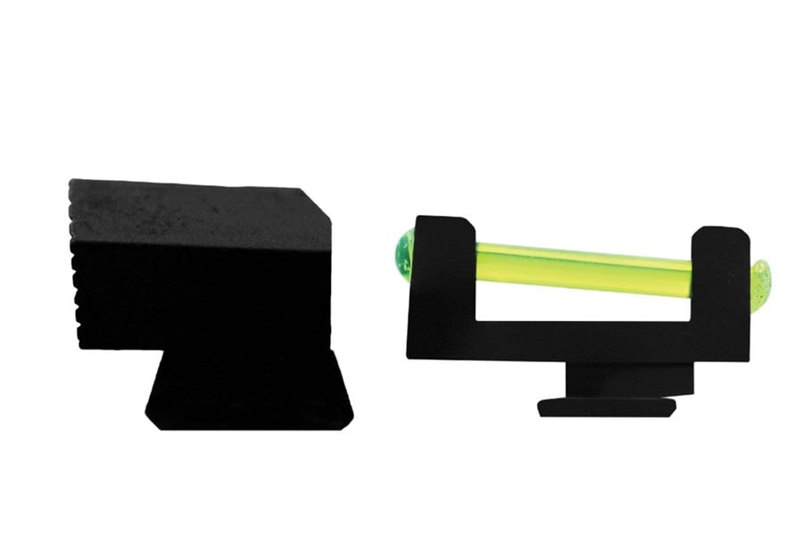 XS SIGHT SYSTEMS Standard Height Green Fiber Optic Sights for Glock 17/19/22/23 Pistols
