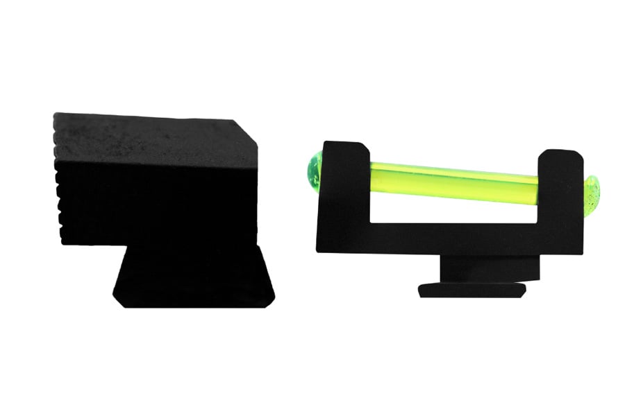XS SIGHT SYSTEMS Standard Height Green Fiber Optic Sights for Glock 20/21/29/30 /30S/37/41 Pistols