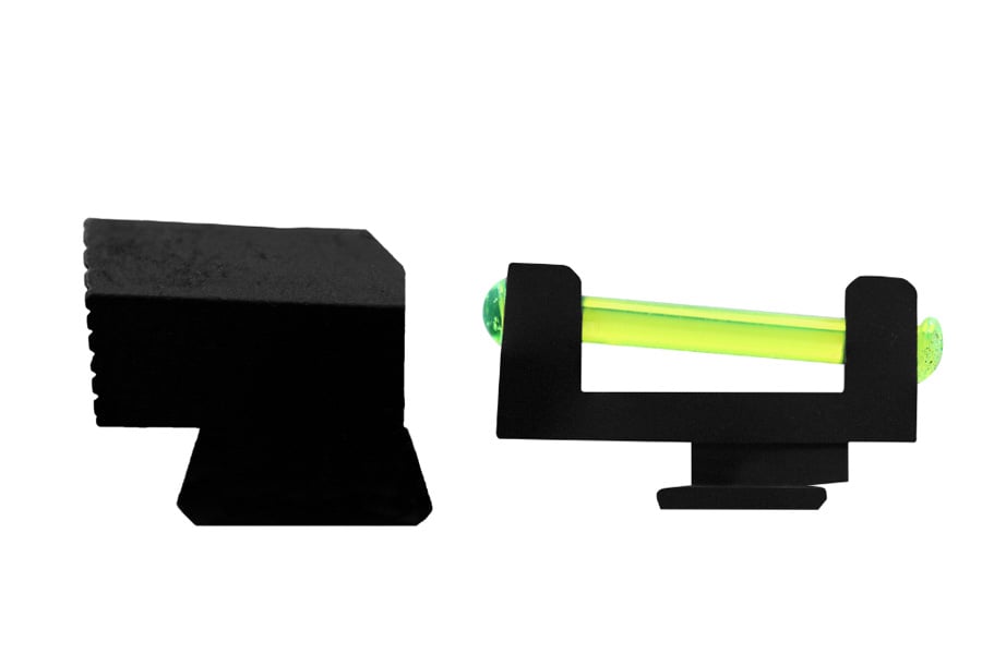 XS SIGHT SYSTEMS Green Suppressor Height Fiber Optic Sights for Glock 20/21/30/36/41 Pistol
