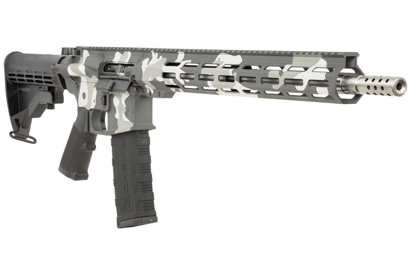 GREAT LAKES FIREARMS AR-15 223 Wylde Semi-Auto Rifle with Urban Camo Aluminum Receiver