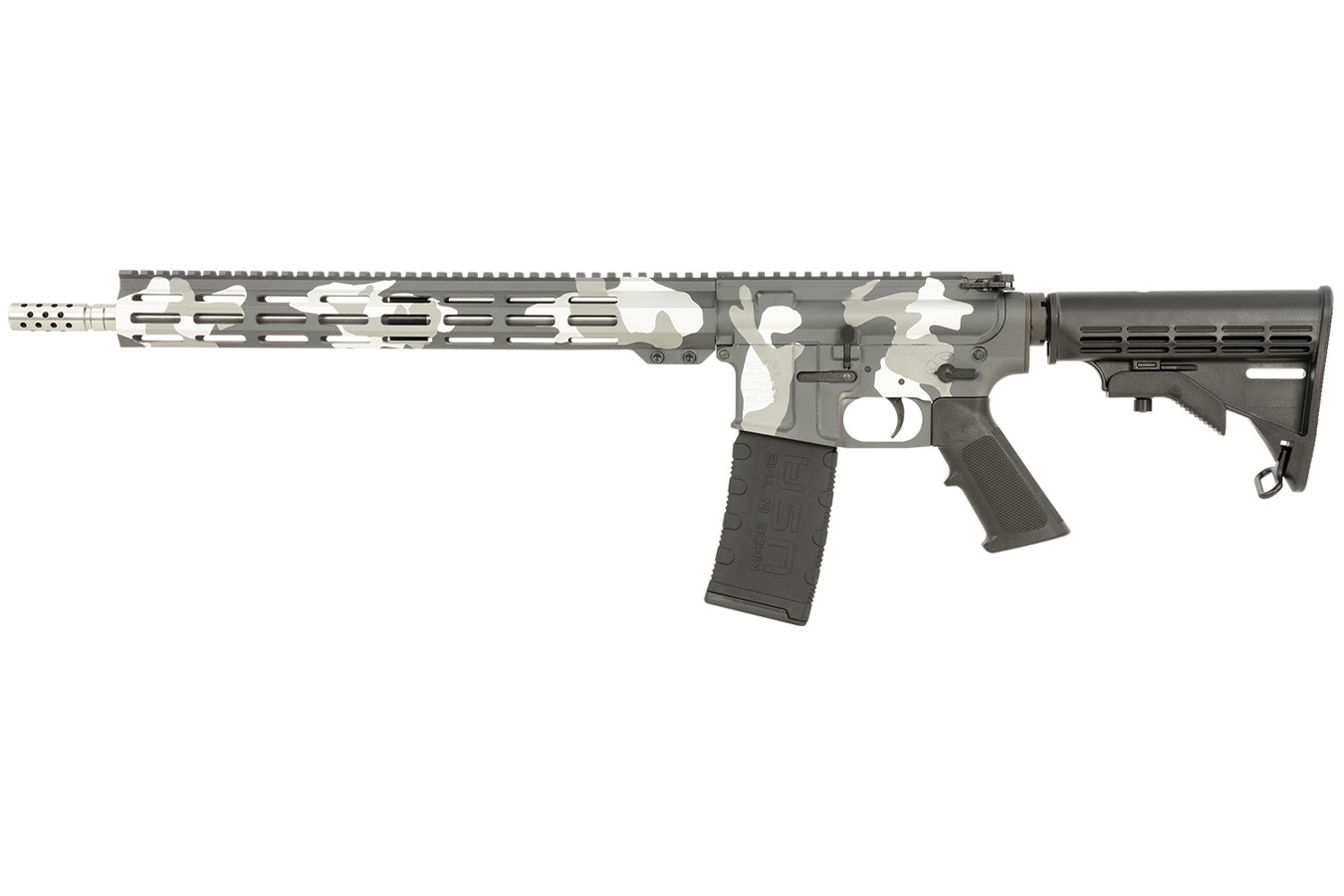 GREAT LAKES FIREARMS AR-15 223 Wylde Semi-Auto Rifle with Urban Camo Aluminum Receiver