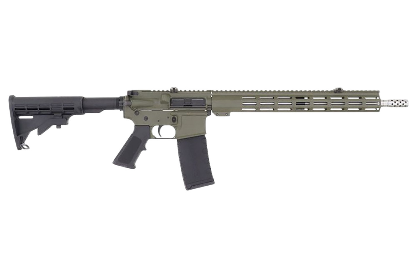 GREAT LAKES FIREARMS AR-15 223 Wylde Semi-Auto Rifle with OD Green Cerakote Finish