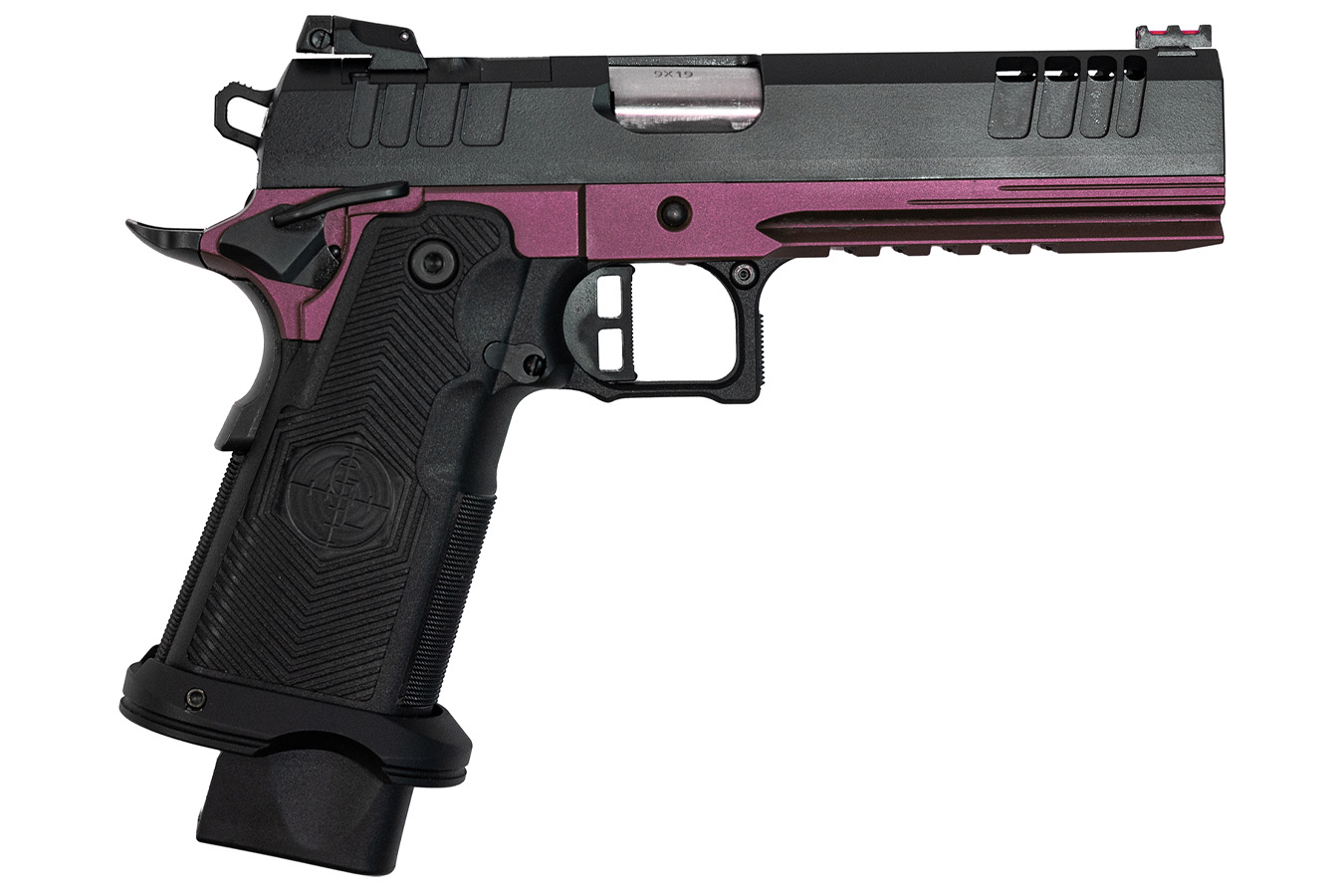 GREAT LAKES FIREARMS 1911 DS Synergy 9 mm Semi-Auto Pistol with Black Cherry Cerakote Frame