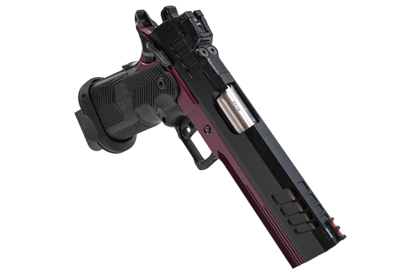 GREAT LAKES FIREARMS 1911 DS Synergy 9 mm Semi-Auto Pistol with Black Cherry Cerakote Frame
