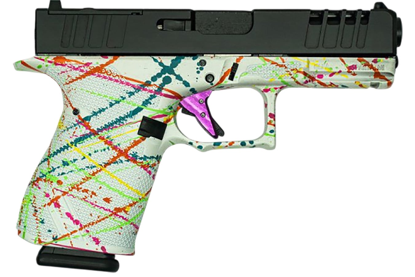 GREAT LAKES FIREARMS Striker 9mm Luger Semi-Auto Pistol with Splatter Cerakote Finish