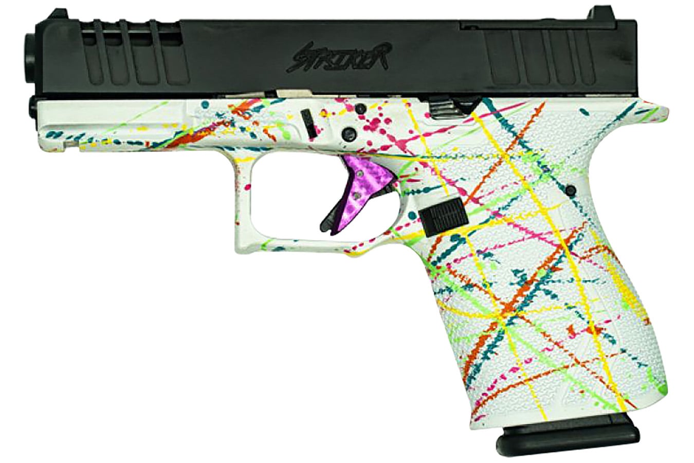 GREAT LAKES FIREARMS Striker 9mm Luger Semi-Auto Pistol with Splatter Cerakote Finish