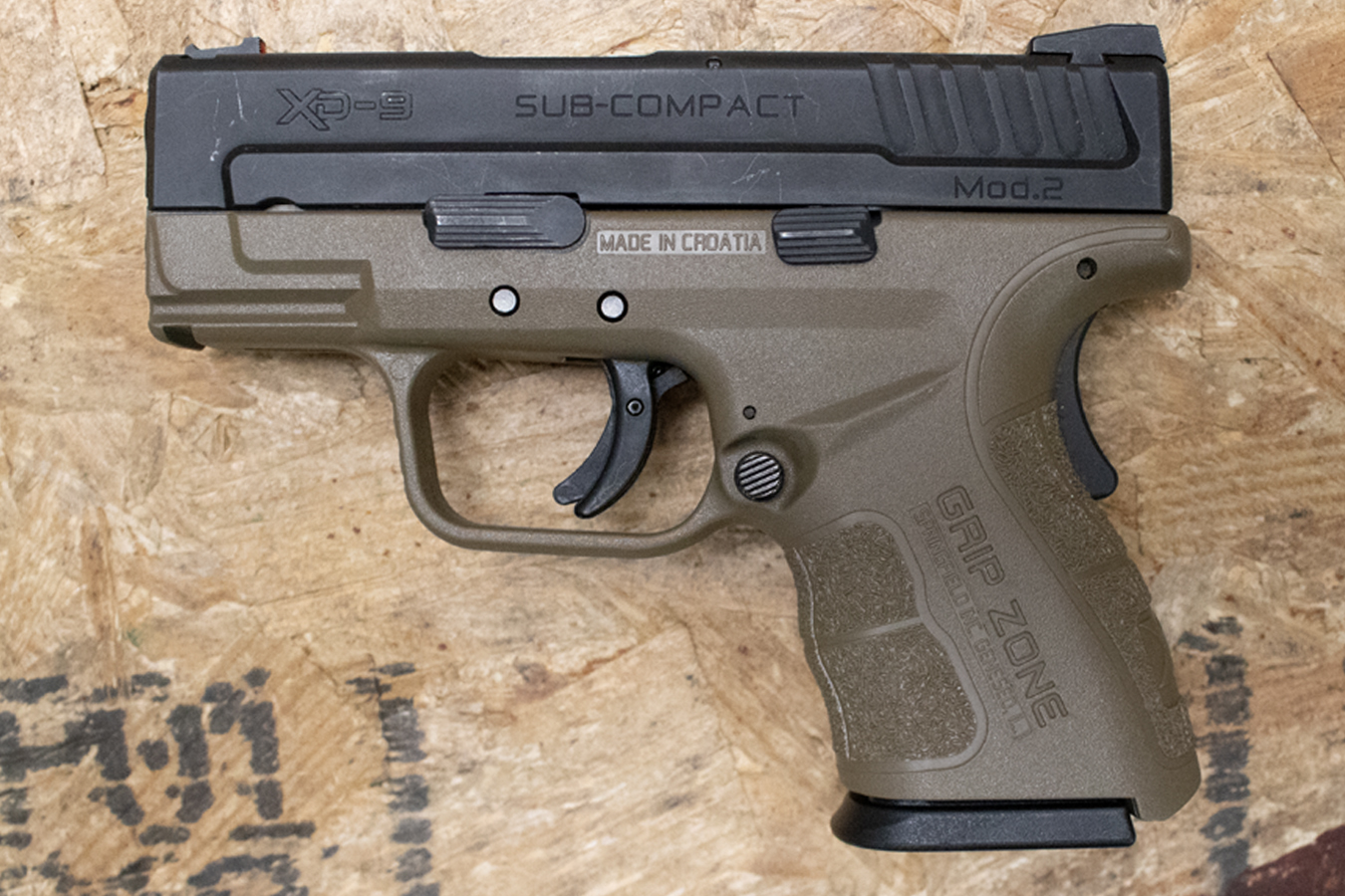 SPRINGFIELD XD-9 Mod.2 9mm Police Trade-In Pistol with GRIP ZONE