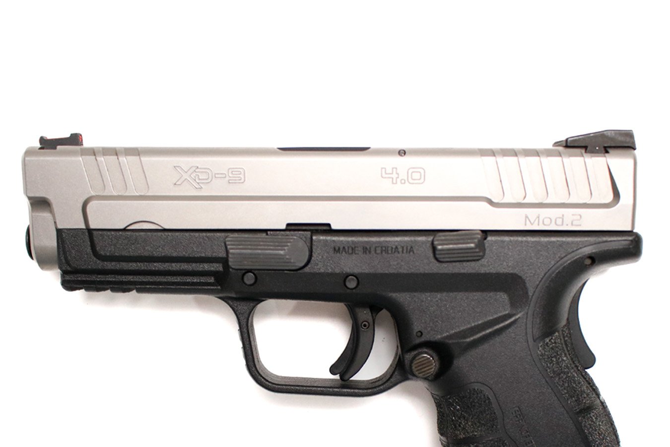 SPRINGFIELD XD-9 4.0 MOD. 2 9mm Police Trade-In Pistol with Stainless Slide