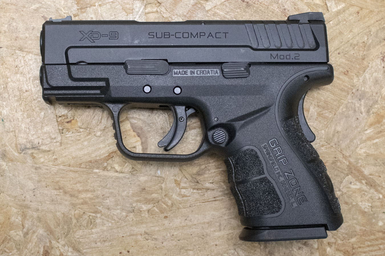 SPRINGFIELD XD Mod.2 9mm Sub-Compact Police Trade-in Pistol with GRIPZONE