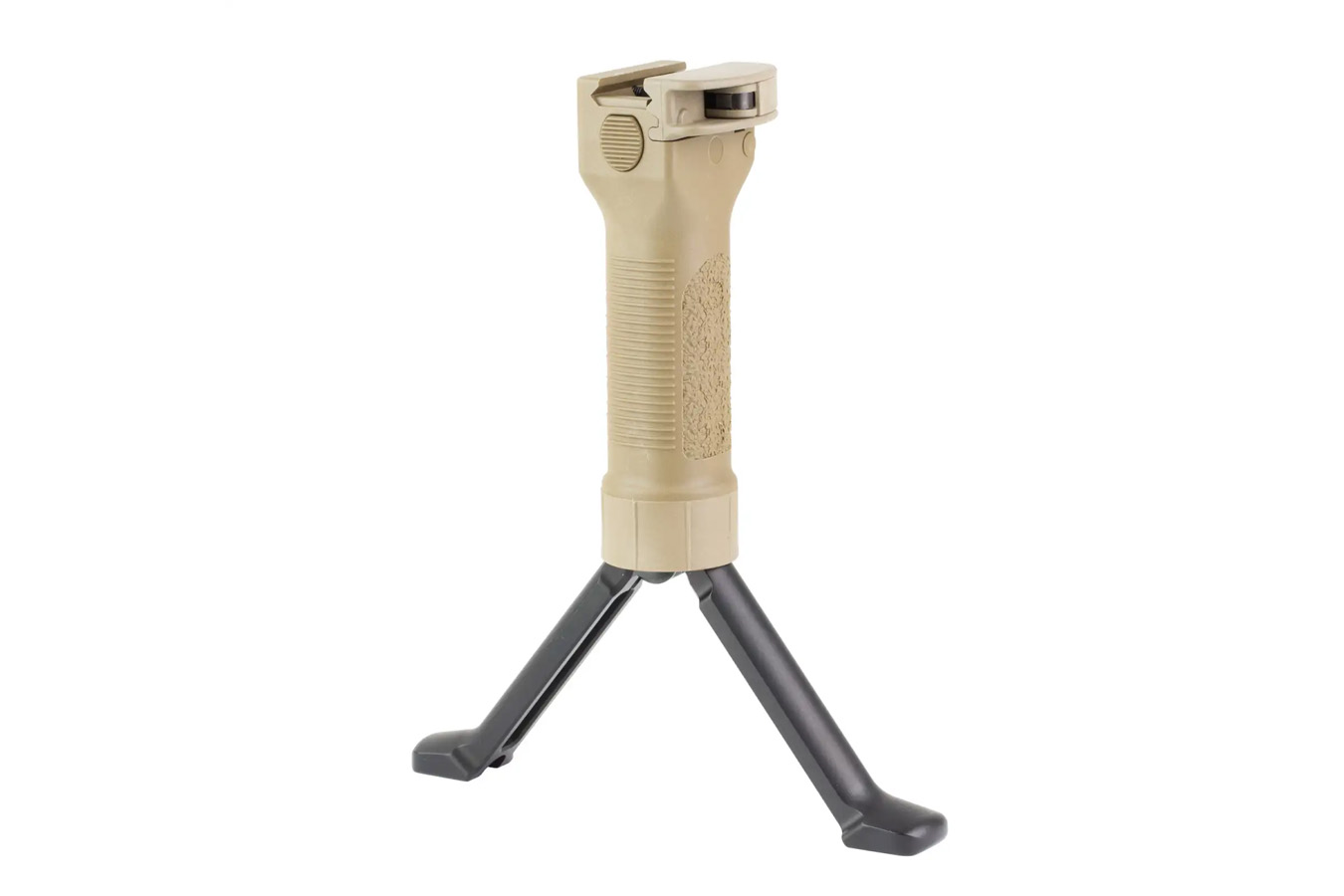 GRIP POD GPS V2 Aluminum Bipod Stand Tan with Cam Lever Attachment