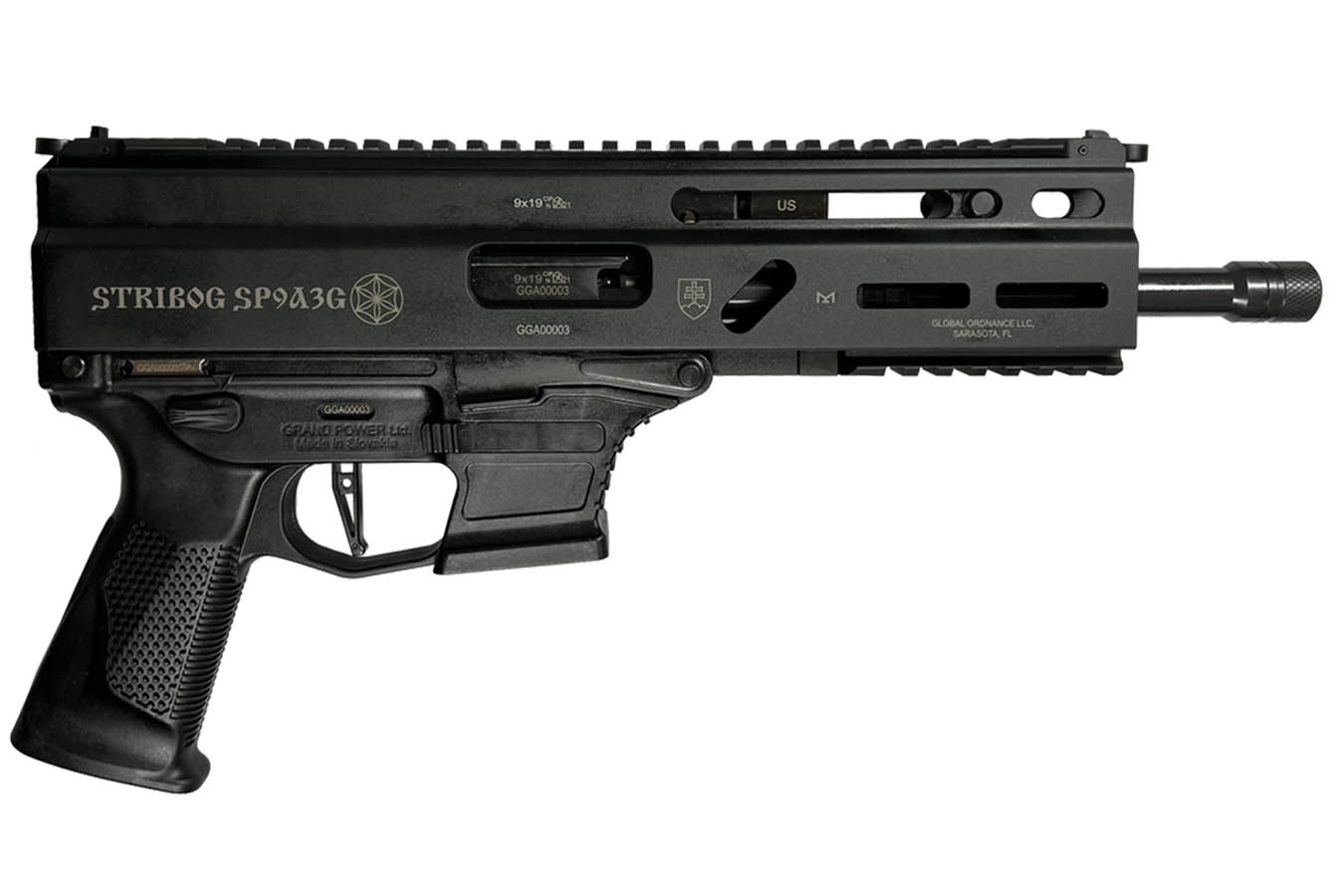 Grand Power Stribog SP9A3G 9mm Semi-Auto Pistol