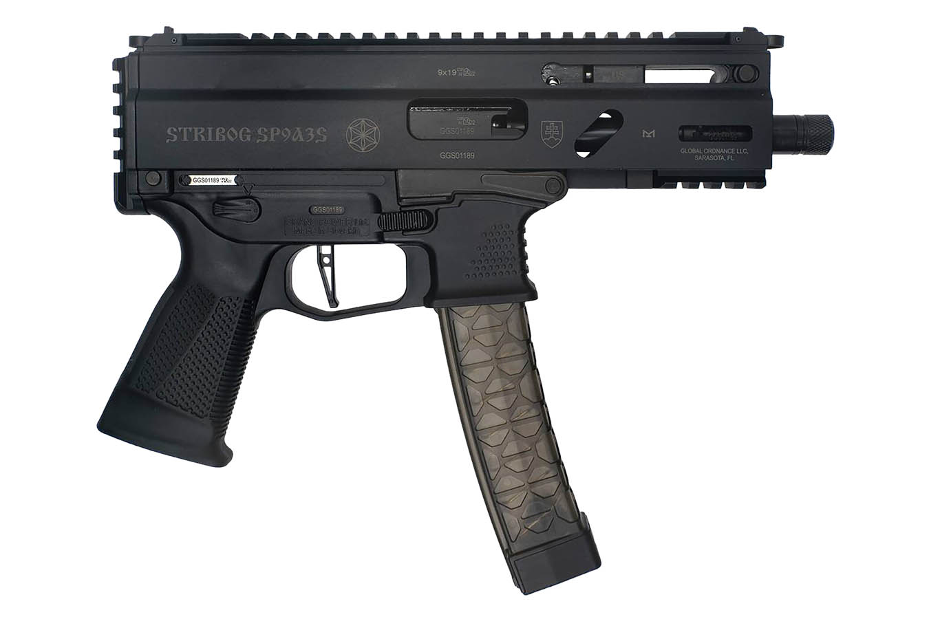Grand Power Stribog SP9A3S 9mm Semi-Auto Pistol