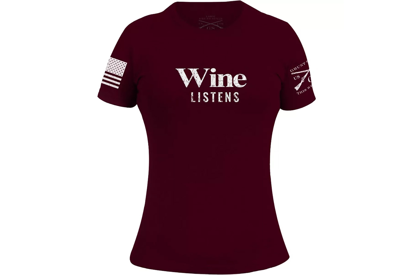Grunt Style Wine Listens Tee