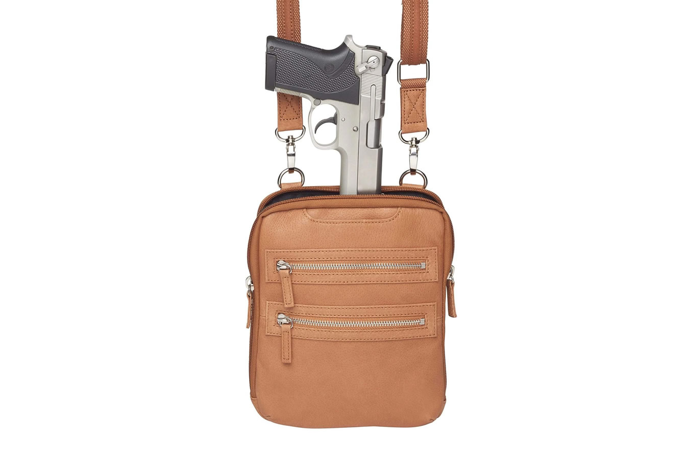Gun Tote N Mamas Concealed Carry Essentials Cross Body Bag with Holster