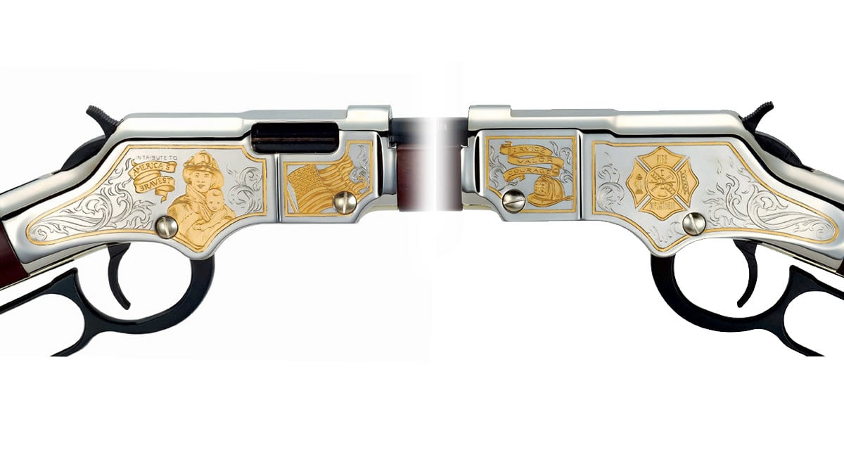 Henry Repeating Arms Golden Boy 22LR Firefighter Tribute Edition Heirloom Rifle