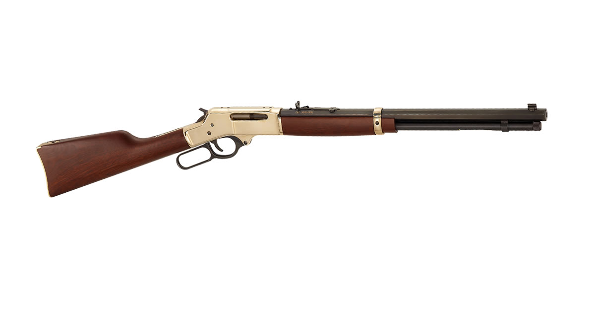 Henry Lever Action Rifle With Brass Octagon Barrel Sportsmans | Hot Sex ...