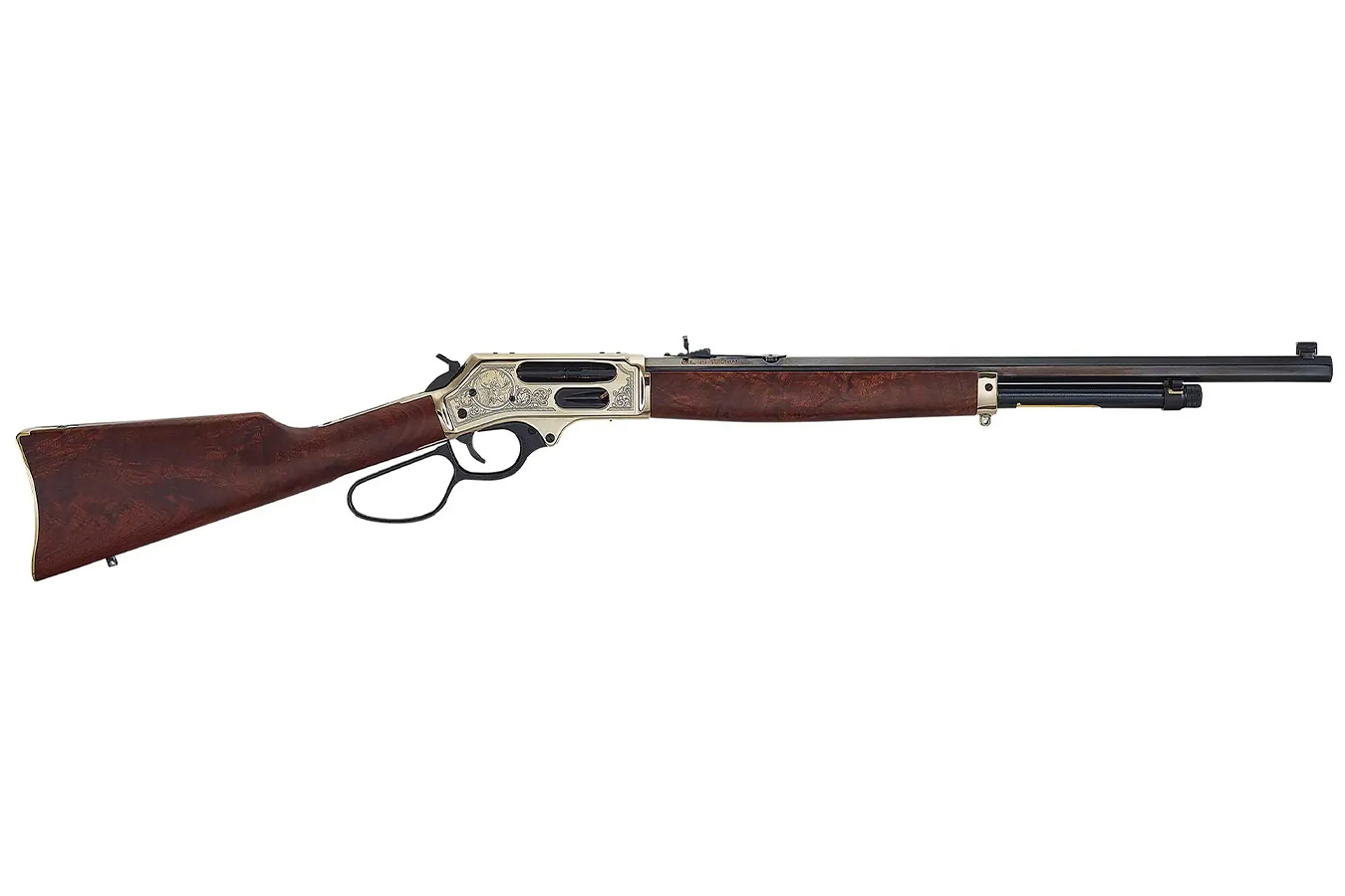 Henry Repeating Arms Brass Wildlife Edition 45-70 Government Lever-Action Rifle