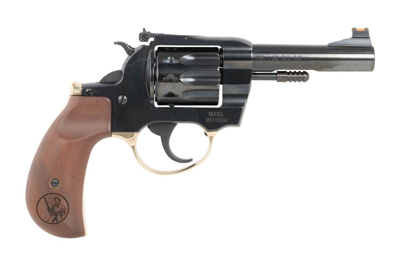 HENRY REPEATING ARMS Golden Boy 22 Cal Double-Action Rimfire Revolver with Adjustable Rear Sight