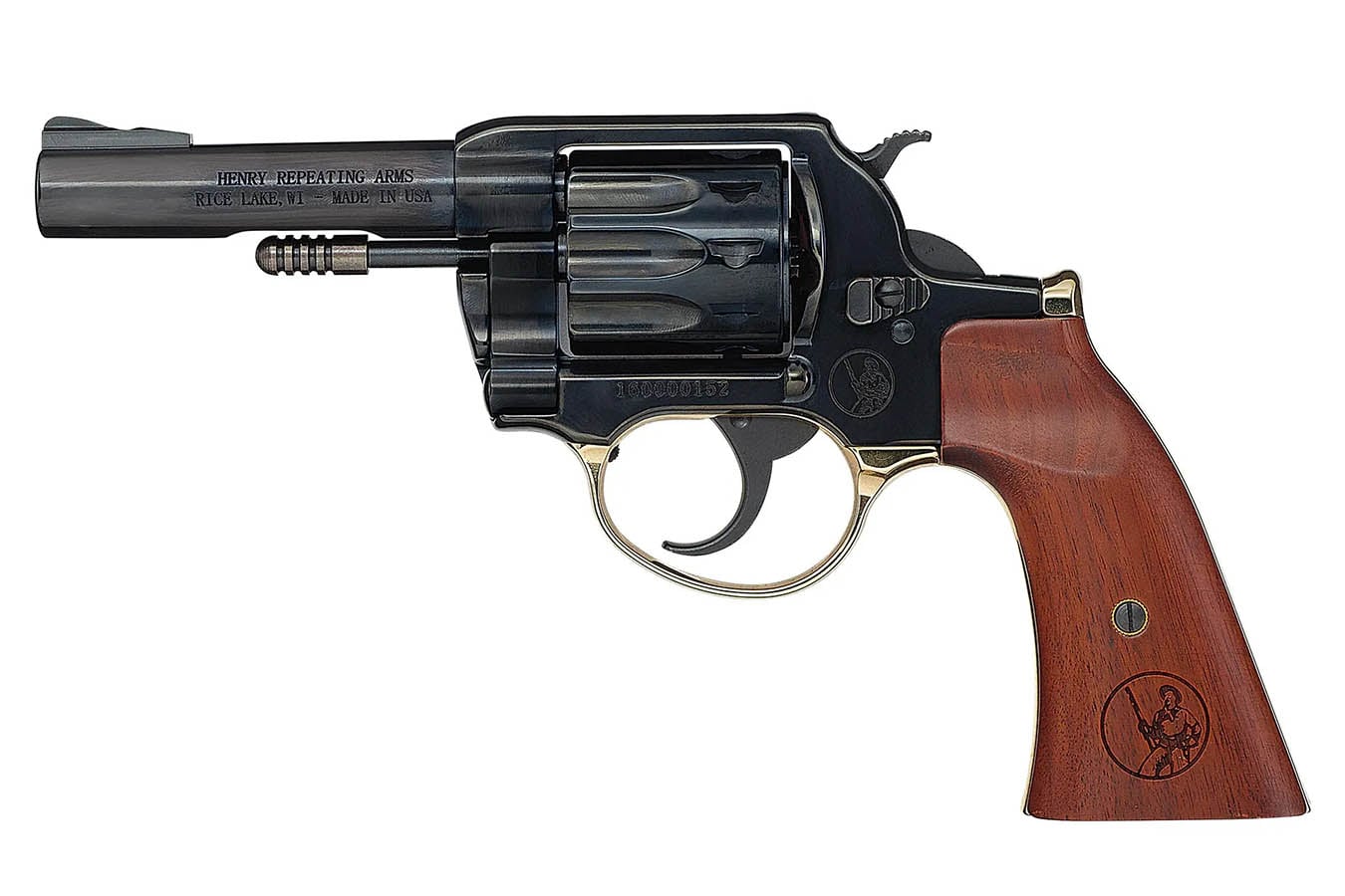 HENRY REPEATING ARMS Golden Boy 22 Caliber Revolver with Wooden Gunfighter Grips