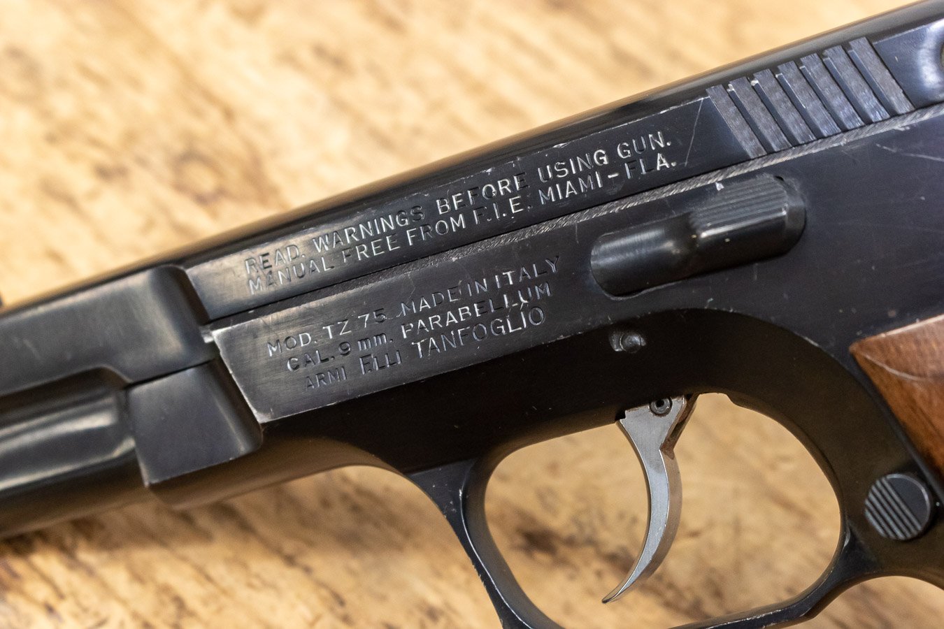 TANFOGLIO TZ75 9mm Police Trade-in Pistol