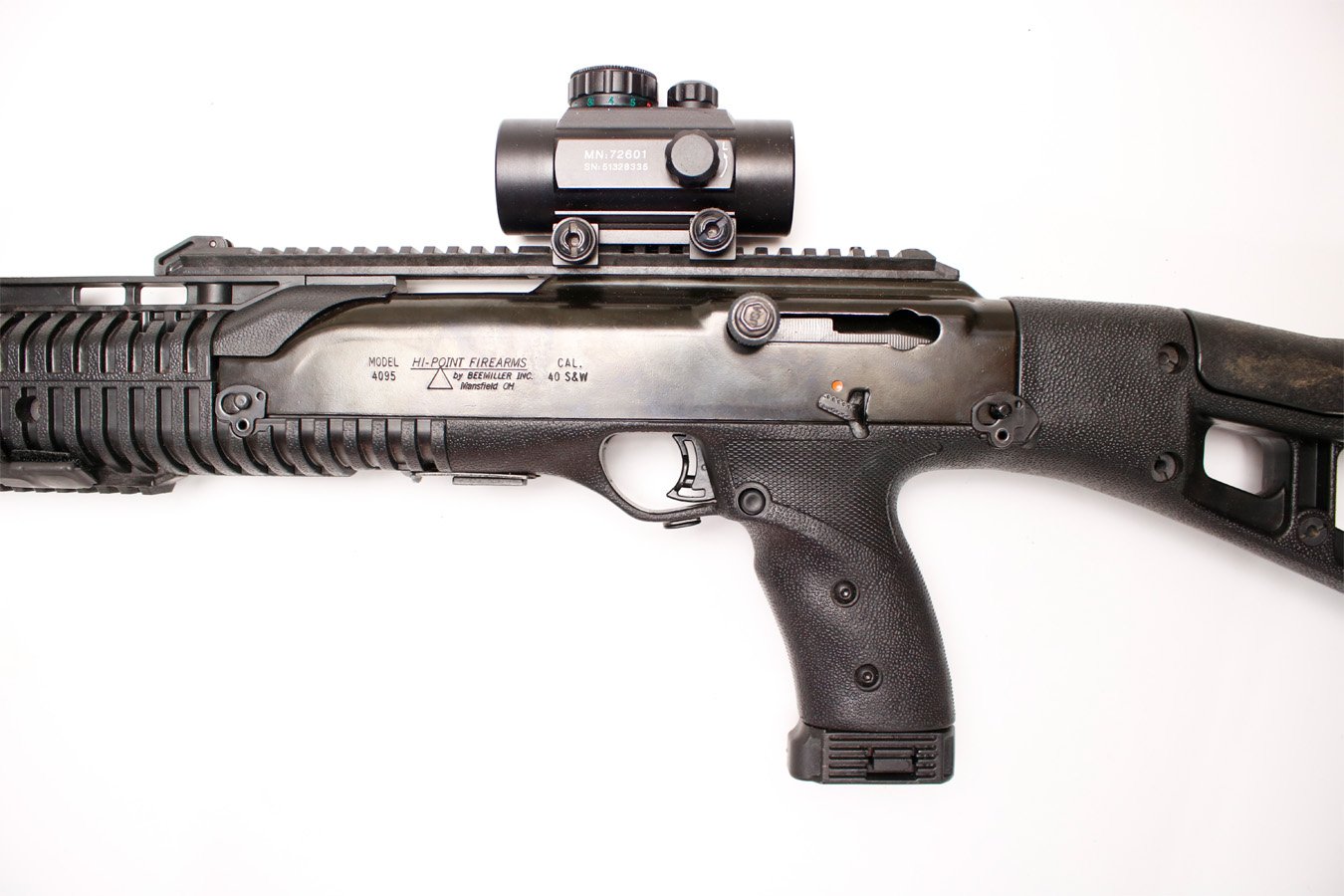HI POINT 4095 40 S&W Police Trade-in Semi-Auto Rifle with Red Dot and Laser
