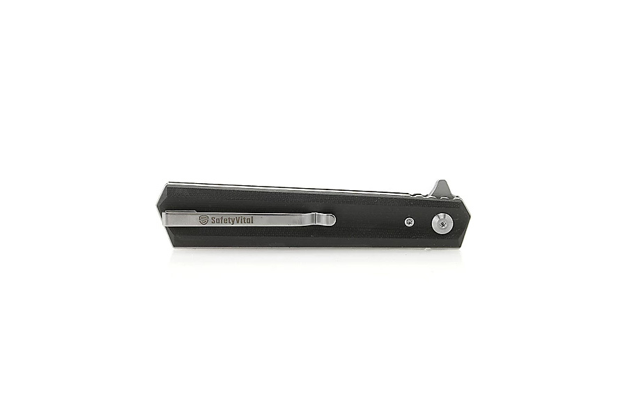 SAFETYVITAL Pocket Knife With Straight Back Blade