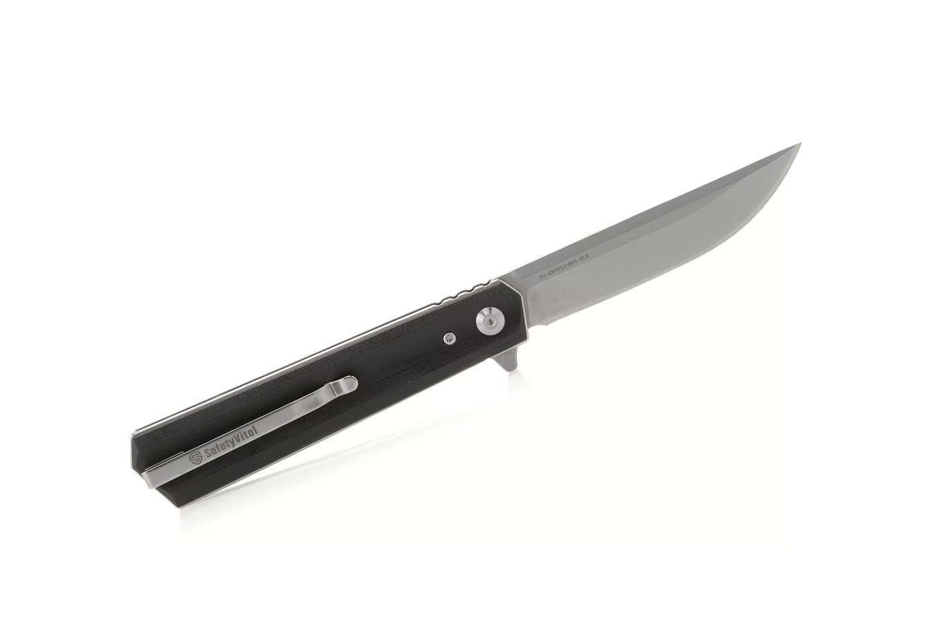 SAFETYVITAL Pocket Knife With Straight Back Blade