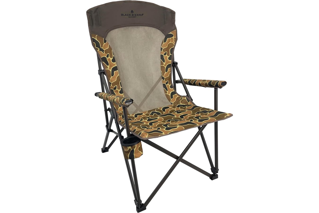 BLACK SIERRA EQUIPMENT Vista Ventback Hard Arm Chair - OG Camo